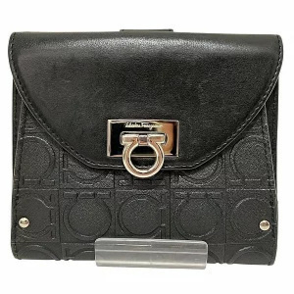 Salvatore Ferragamo Gancini Bi fold Wallet